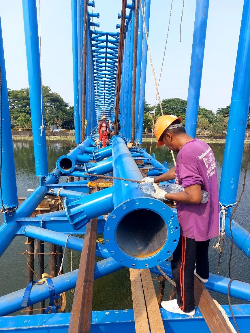 Project Pipe Bridges 150 Meter - Surya Cahaya Makmur - Denny Eka Surya